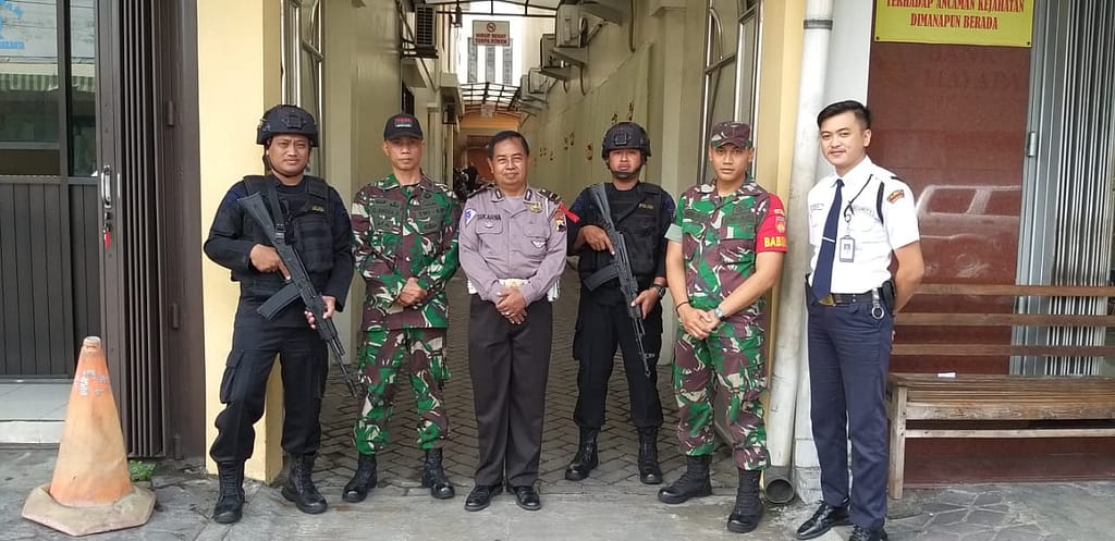Jangan Sampai Kendor, Itulah Pelaksanaan PAM Pasca Natal di Wilayah Koramil 03/Serengan