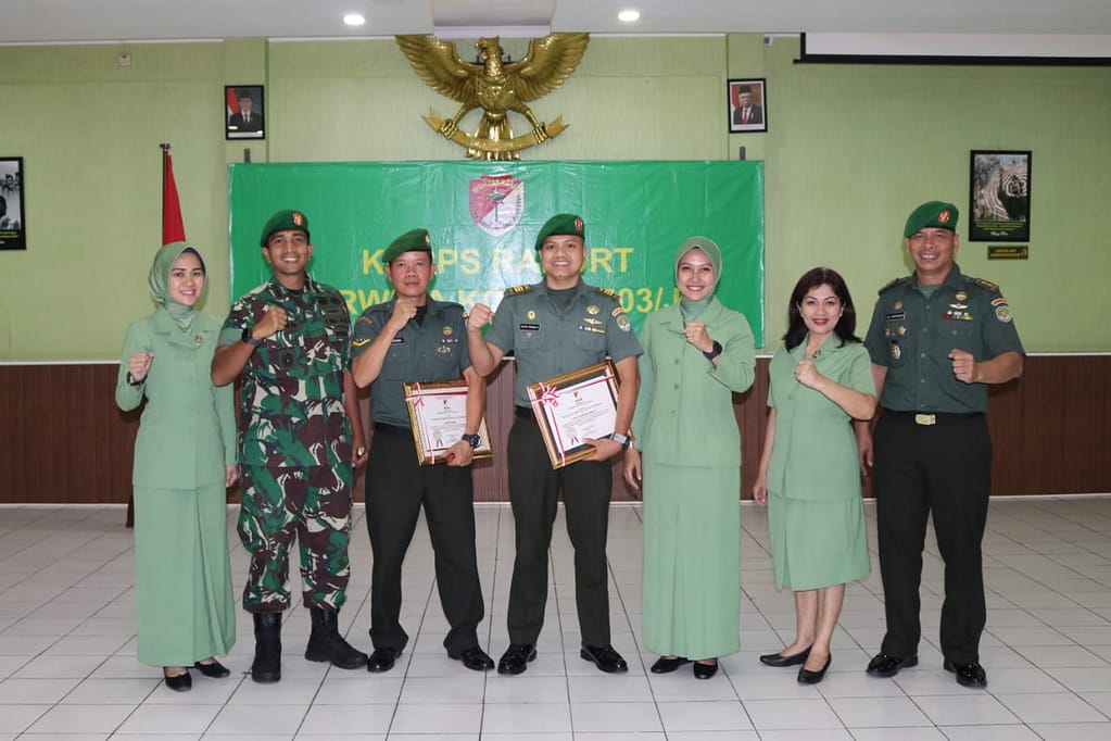 Makodim 0503/JB Gelar Upacara Pelepasan Dan Penerimaan Warga Baru